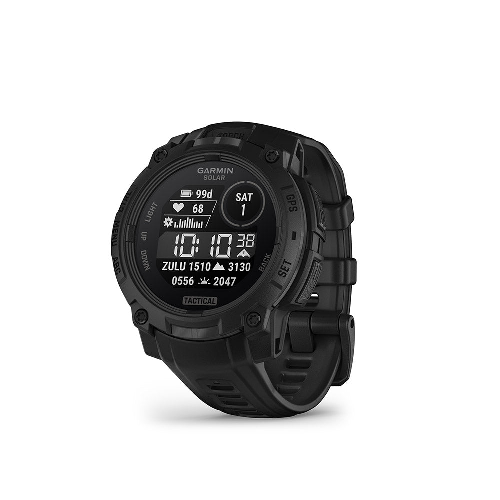 Instinct® 3 Táctical SOLAR - 45mm, Black. – Garmin Chile