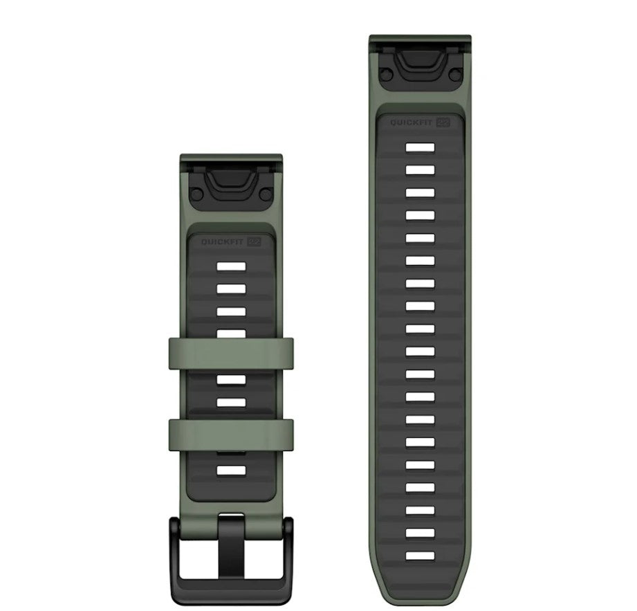 Correa QuickFit 22mm Willow/Graphite Silicone