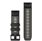 Correa QuickFit 26mm Black/Pebble Gray Silicone