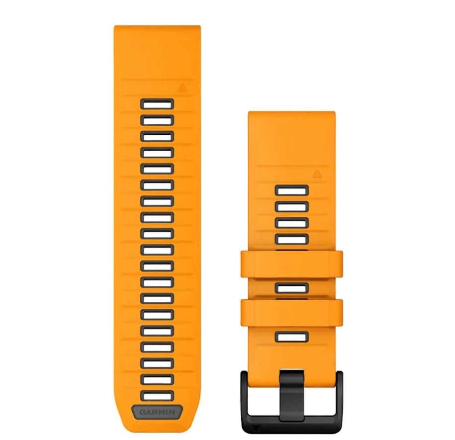 Correa QuickFit 26mm Spark Orange/Graphite Silicone