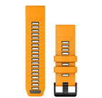 Correa QuickFit 26mm Spark Orange/Graphite Silicone