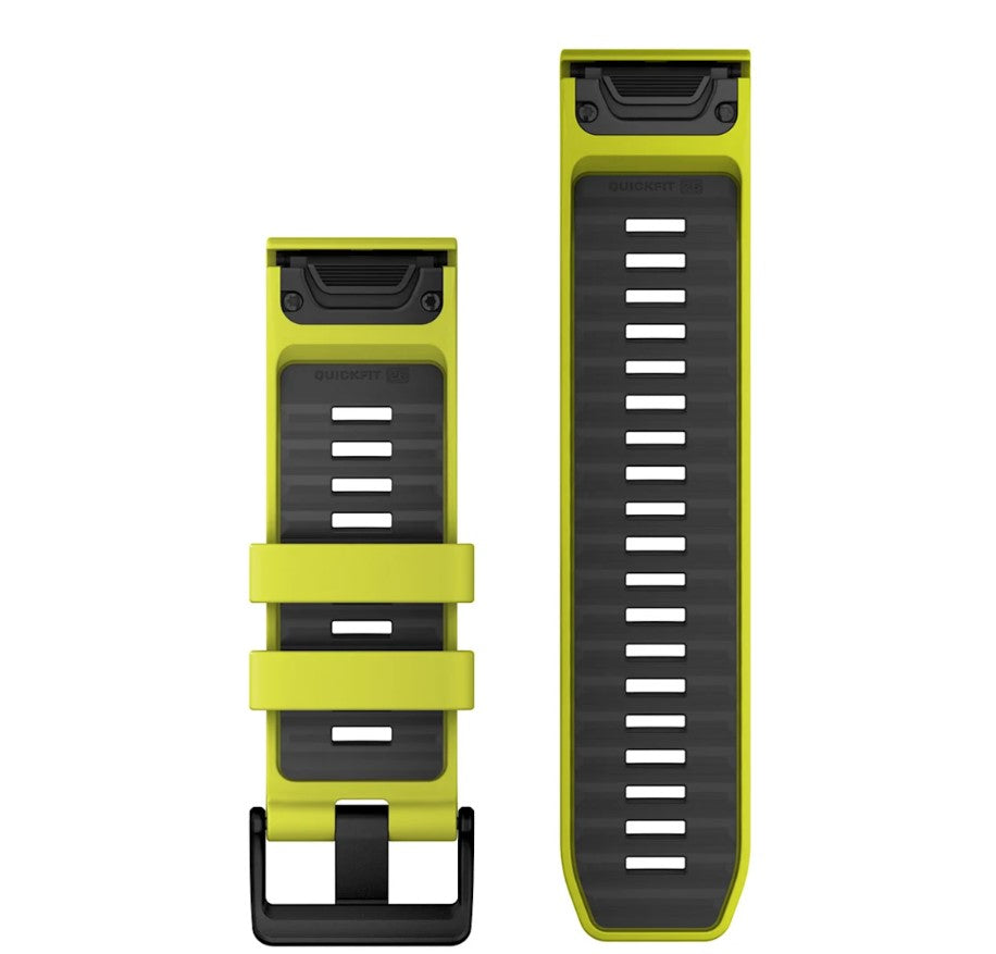 Correa QuickFit 26mm Amp Yellow/Graphite Silicone