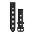 Correa QuickFit 20mm Black/Pebble Gray Silicone