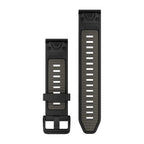 Correa QuickFit 20mm Black/Pebble Gray Silicone