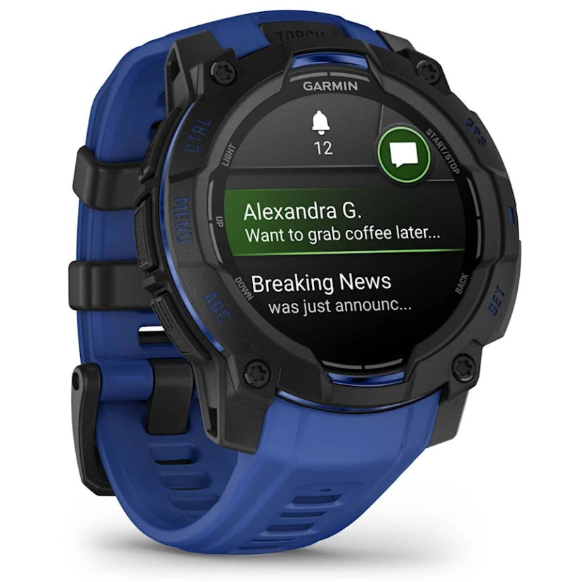 Instinct® 3 AMOLED - 45mm, BOLT BLUE – Garmin Chile