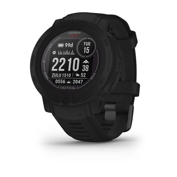 Instinct 2 Solar Tactical Edition Black.
