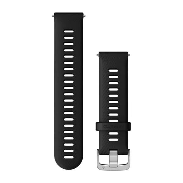 Correa Quick Release 22mm Black Silicone