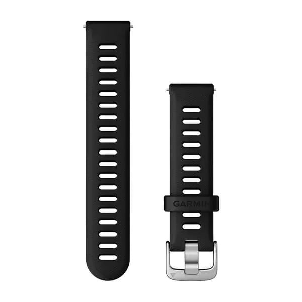 Correa Quick Release 18mm Black Silicone