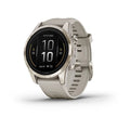epix™ Pro (Gen 2) – Sapphire|42 mm Soft Gold with Light Sand Band
