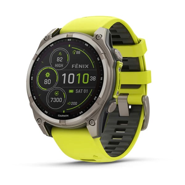 fēnix® 8 – 47mm Sapphire Solar Amp Yellow