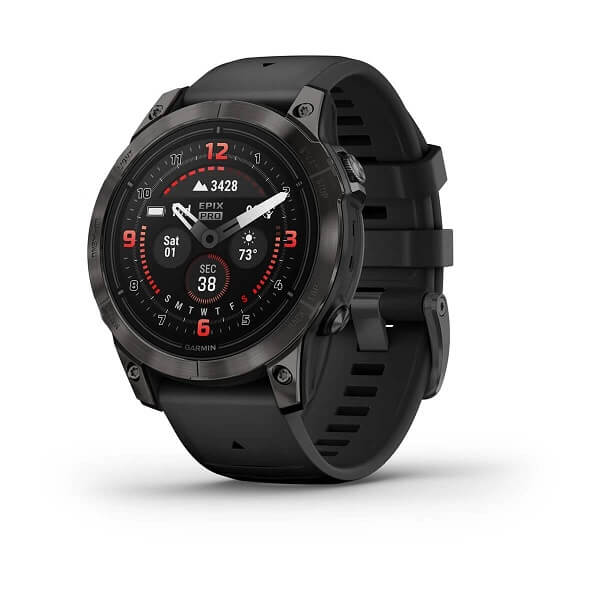 epix™ Pro (Gen 2) – Glass Edition|47 mm Slate Gray with Black Band - Black / 47 mm / NO