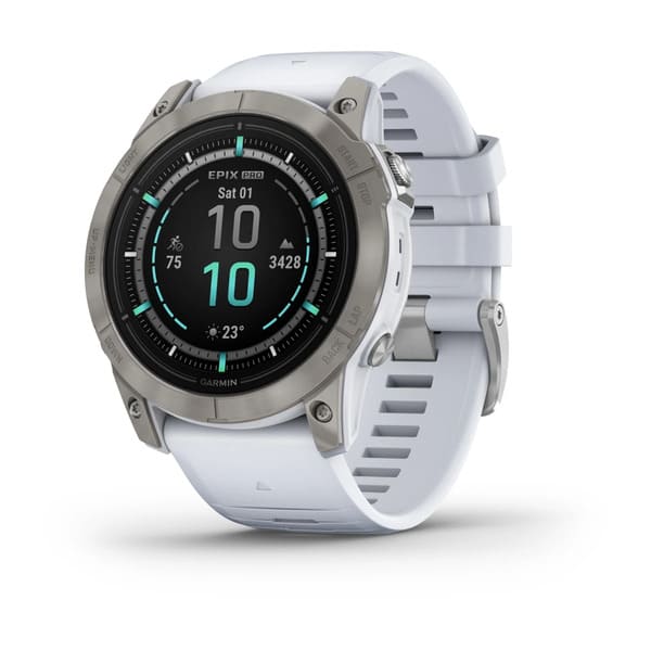 epix™ Pro (Gen 2) – Sapphire|51 mm Titanium with Whitestone Band