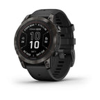 fenix® 7 Pro – Sapphire Solar, Carbon Gray DLC Titanium with Black Band