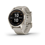 fenix® 7S Pro – Sapphire Solar, Soft Gold with Light Sand Band