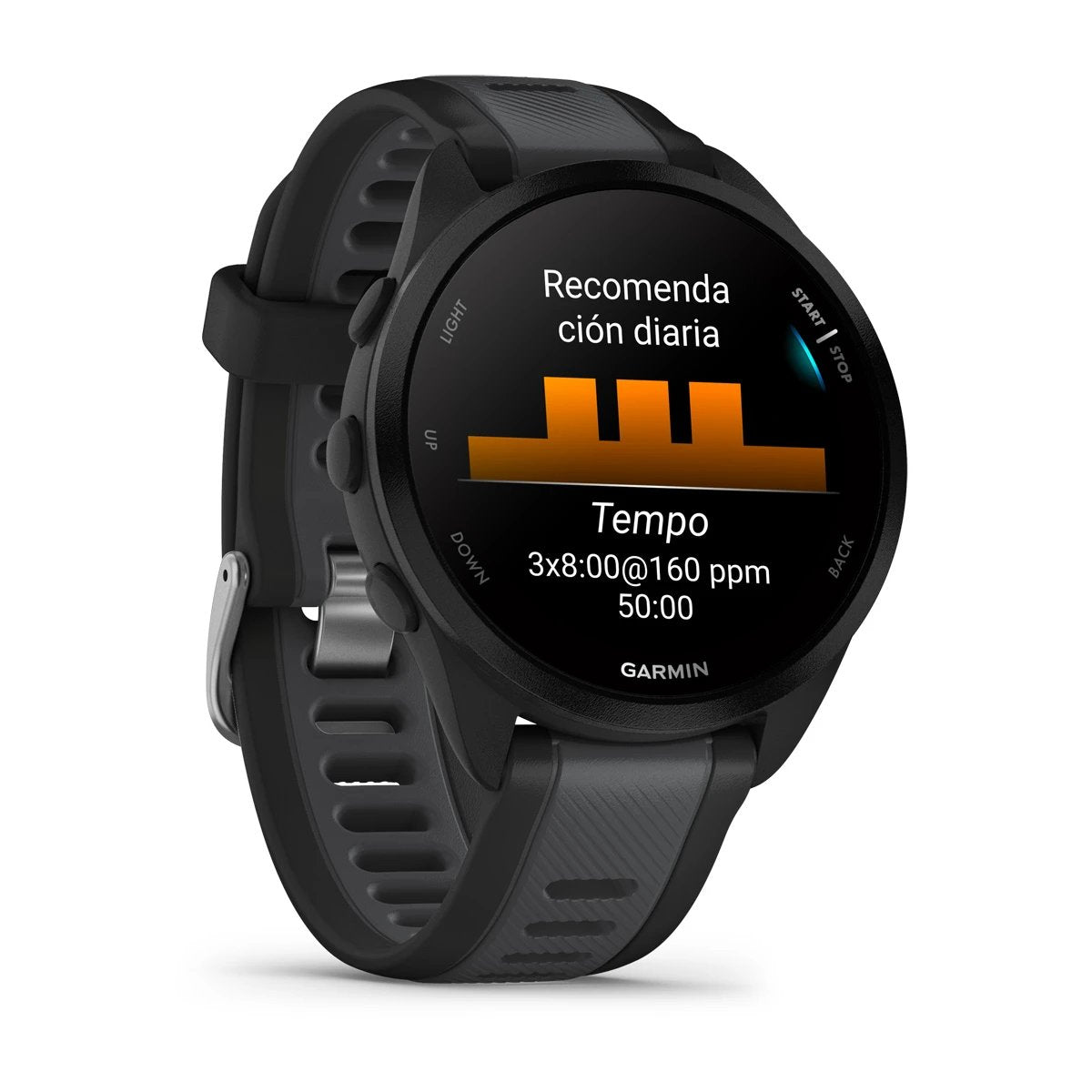Forerunner® 165 Music Negro/gris pizarra – Garmin Chile