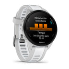 Forerunner® 165 Music Gris niebla/blanco piedra