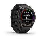 fenix® 7 Pro – Sapphire Solar, Carbon Gray DLC Titanium with Black Band