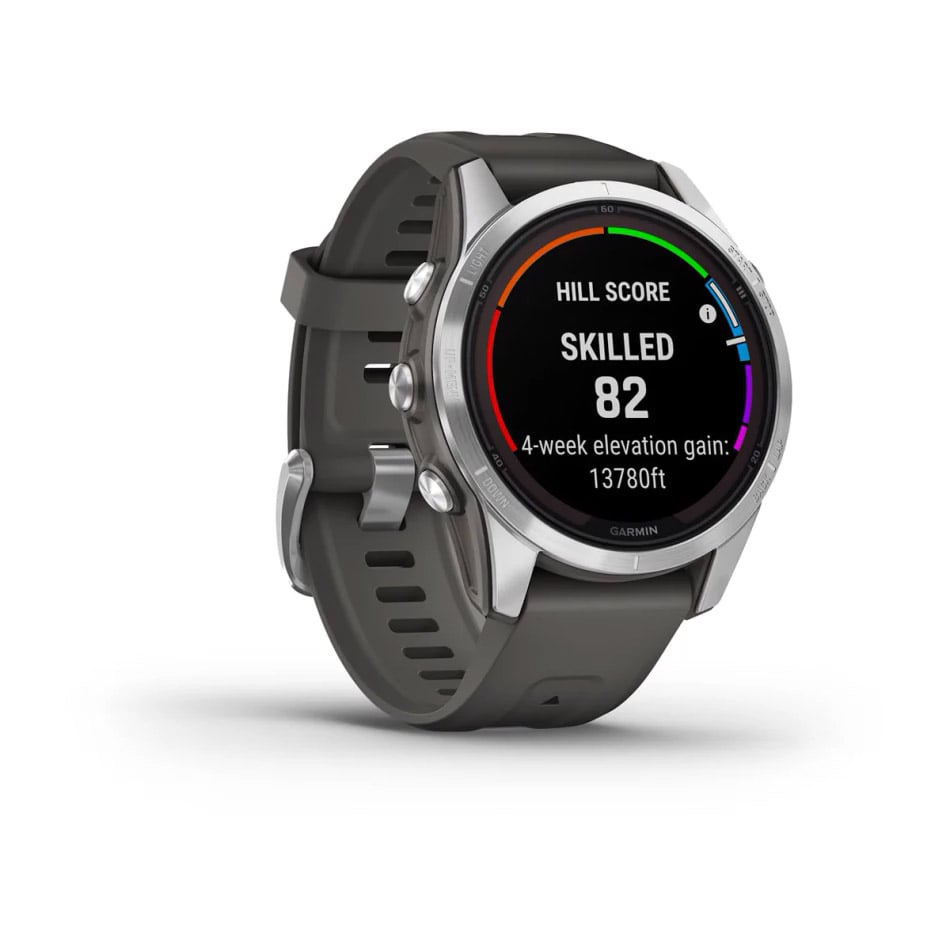 fenix® 7S Pro – Solar, Silver with Graphite Band