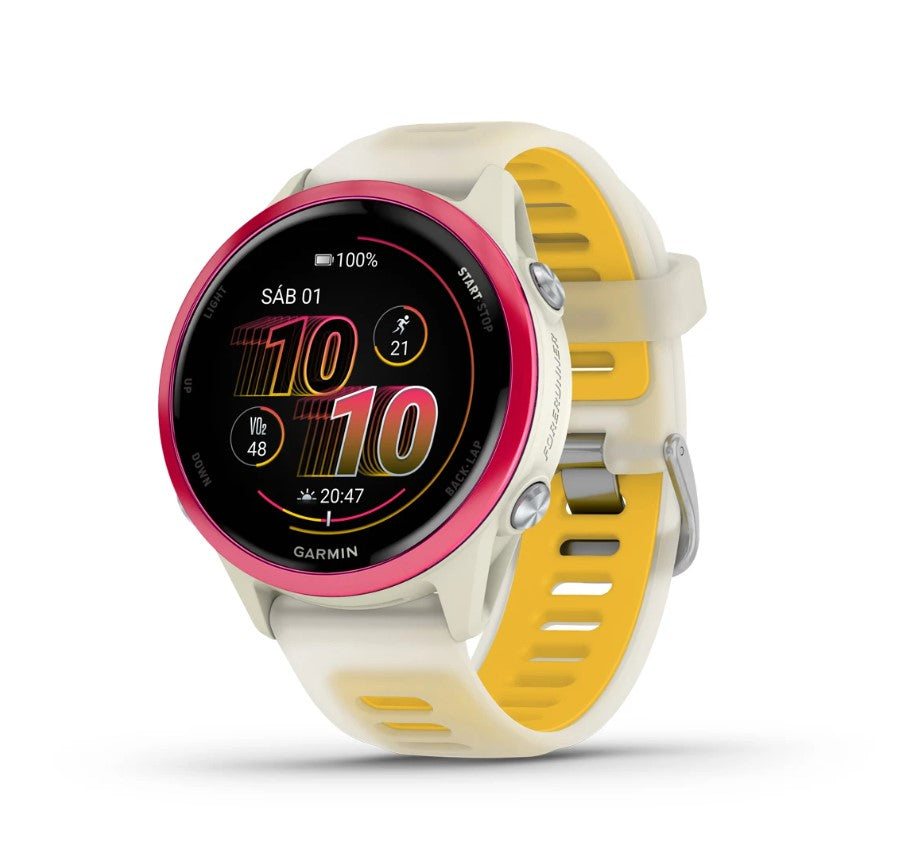 Forerunner® 570 - 42MM Bone/Raspberry/Mango - Bone/Raspberry/Mango / 42 MM