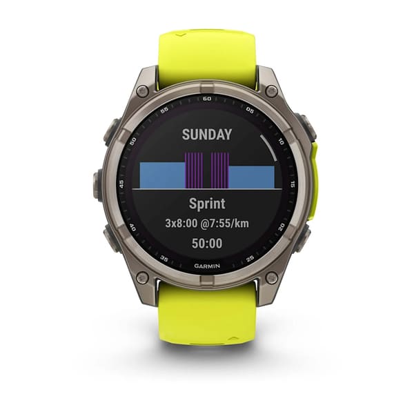fēnix® 8 – 47mm Sapphire Solar Amp Yellow