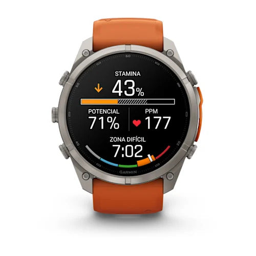 fénix 9 Pro 51mm - AMOLED Orange