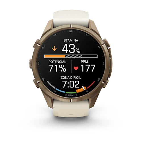 fénix 9 Pro 43mm - AMOLED Cream Gold