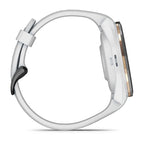 Approach® S70 - 42 mm Bisel de cerámica negro con correa de silicona blanca