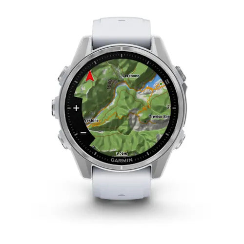 fēnix® 8 – 43mm GLASS AMOLED Whitestone