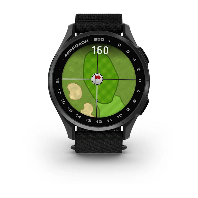 Approach S50 - 43 mm, Nylon Black Slate. – Garmin Chile