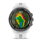 Approach® S70 - 42 mm Bisel de cerámica negro con correa de silicona blanca