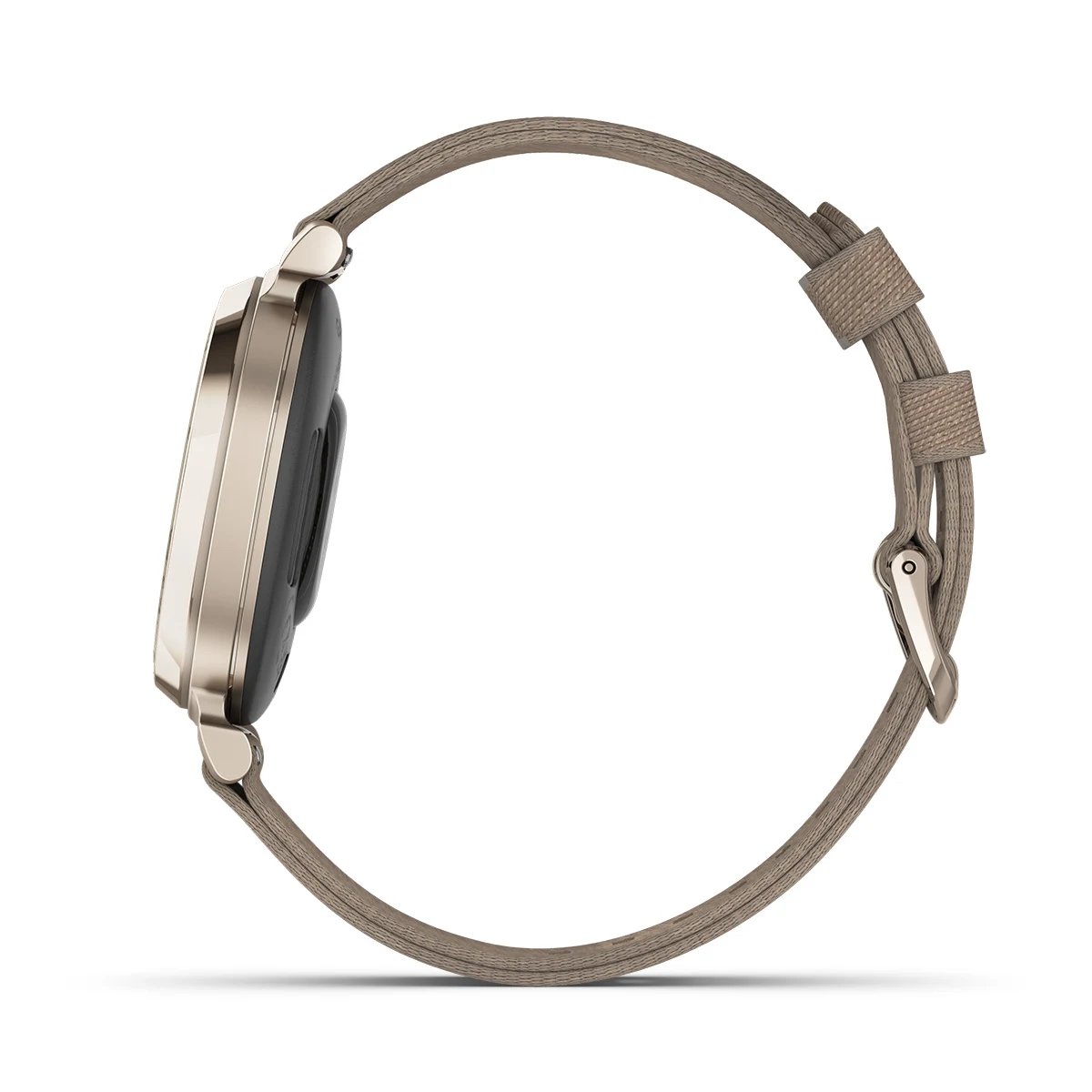 Lily® 2 Classic Oro crema con correa de tela color café