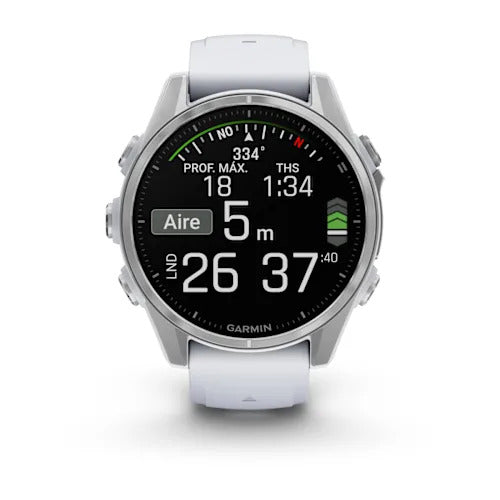 fēnix® 8 – 43mm GLASS AMOLED Whitestone