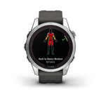 fenix® 7S Pro – Solar, Silver with Graphite Band