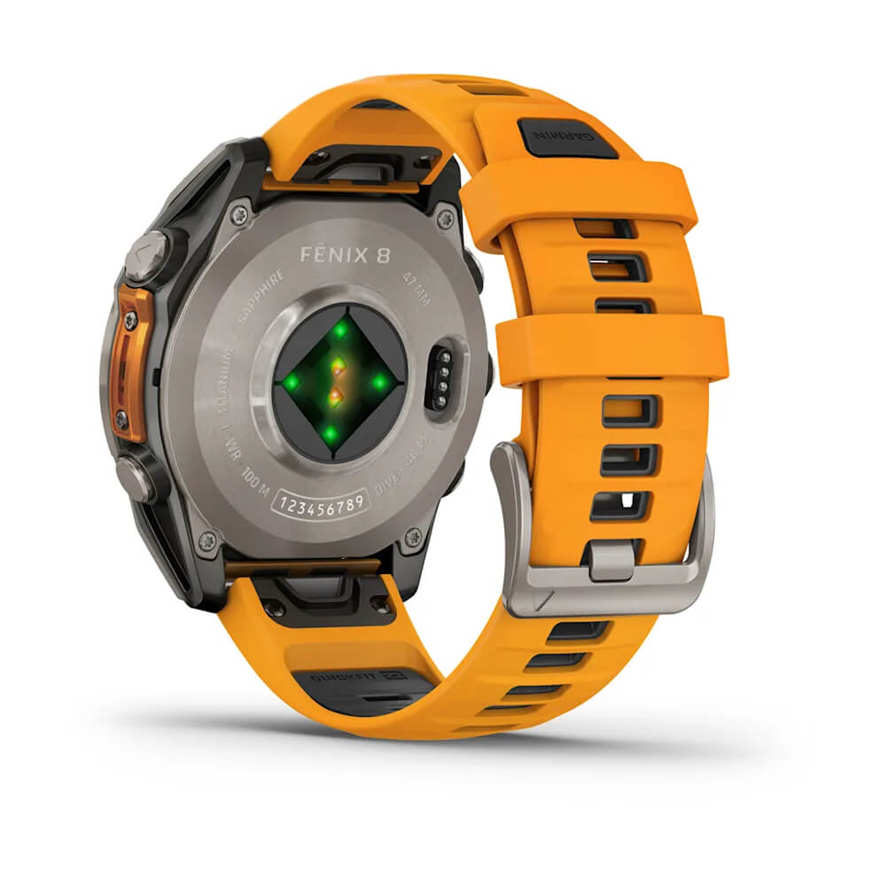 fēnix® 8 – 47mm Amoled Sapphire Spark Orange