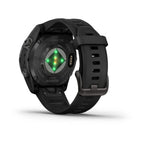 fenix® 7S Pro – Sapphire Solar, Carbon Gray DLC Titanium with Black Band