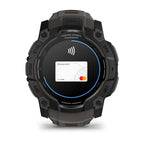 Instinct® 3 AMOLED - 50mm, Black Bezel with Charcoal Band