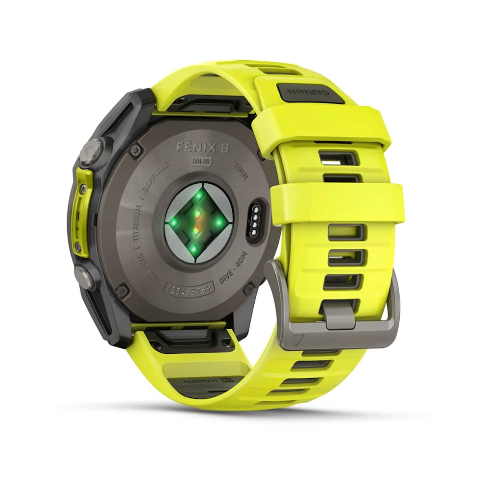 fēnix® 8 – 51mm Sapphire Solar Amp Yellow