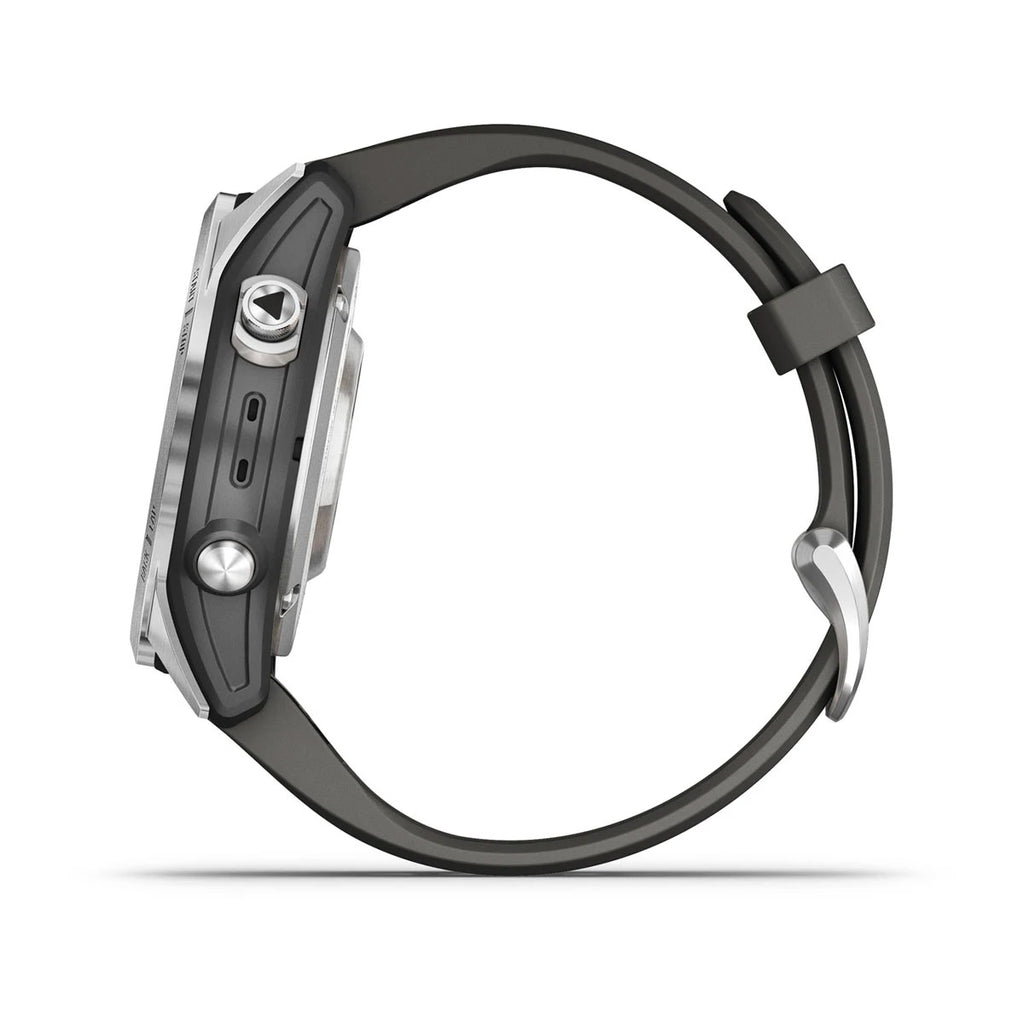 fenix® 7S Pro – Solar, Silver with Graphite Band
