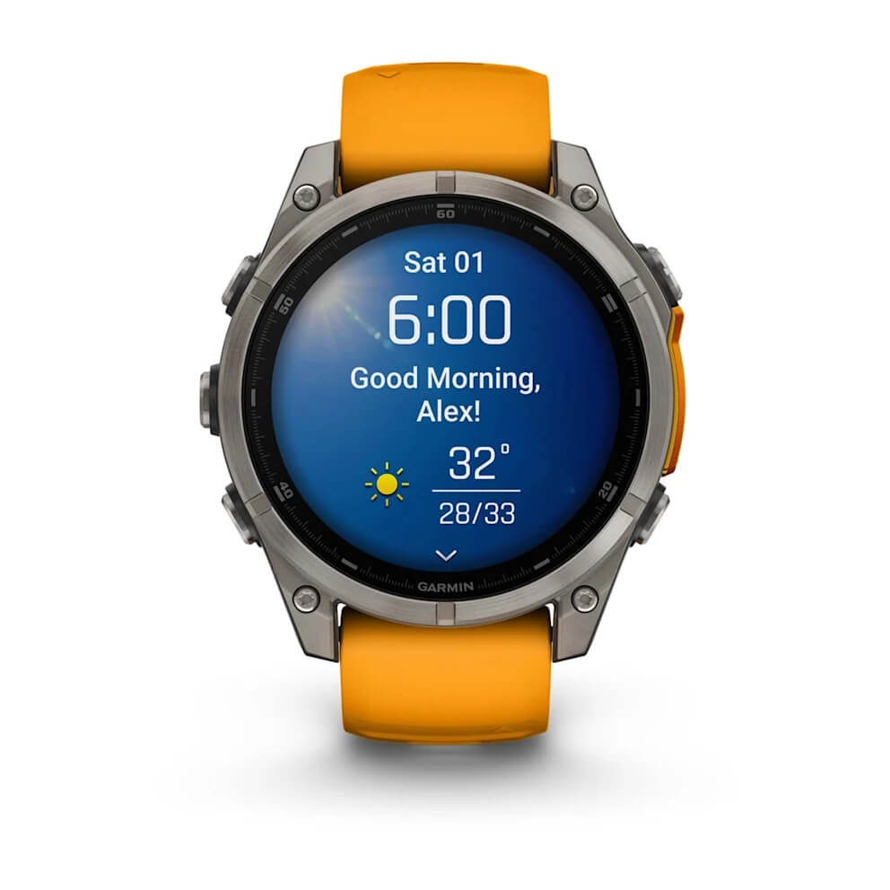 fēnix® 8 – 47mm Amoled Sapphire Spark Orange