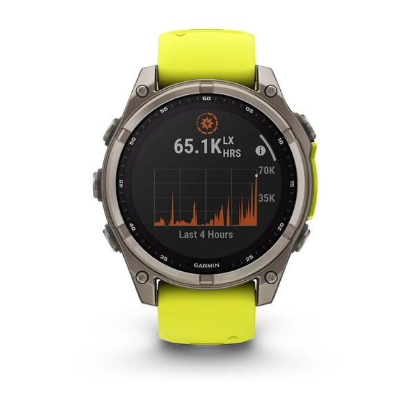 fēnix® 8 – 47mm Sapphire Solar Amp Yellow