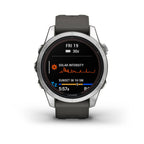 fenix® 7S Pro – Solar, Silver with Graphite Band