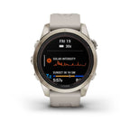 fenix® 7S Pro – Sapphire Solar, Soft Gold with Light Sand Band