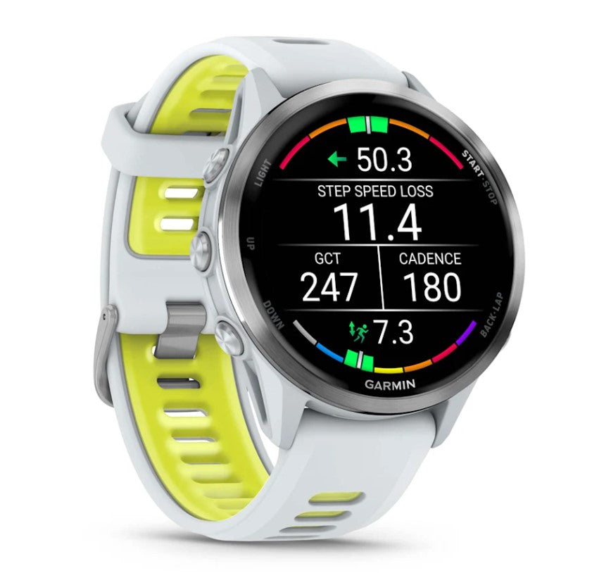 Forerunner® 970 Whitestone/Amp Yellow