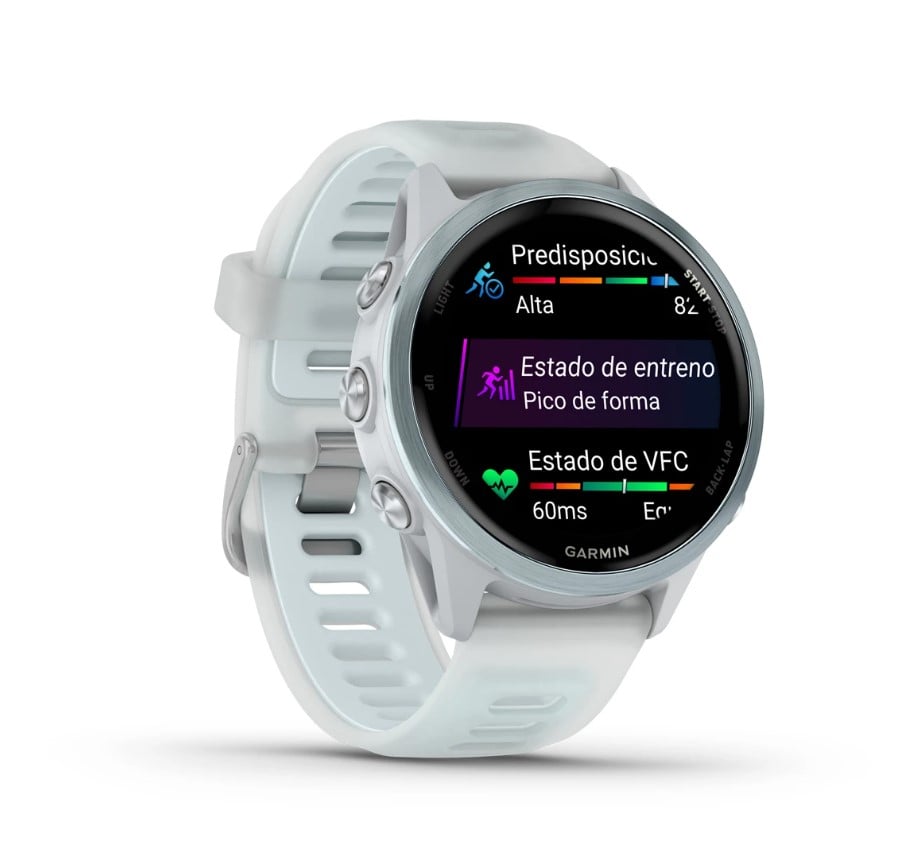 Forerunner® 570 - 42MM Whitestone/Cloud Blue