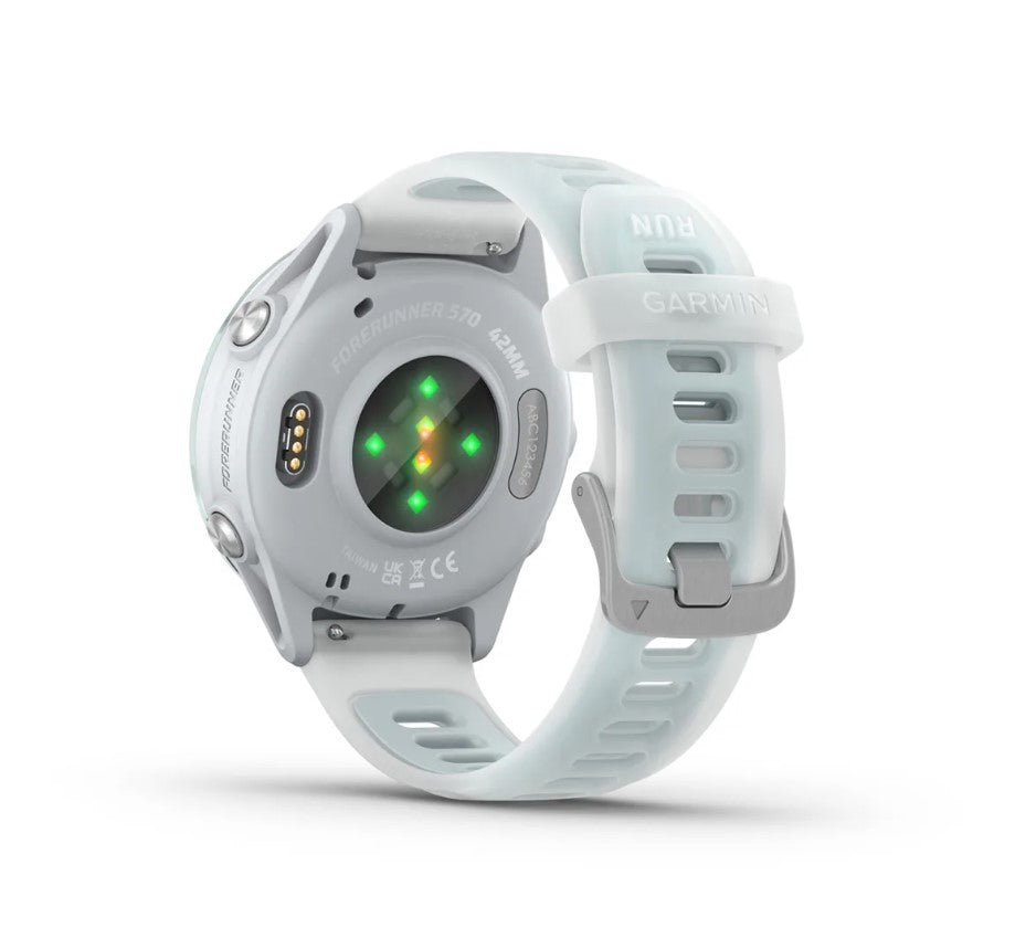 Forerunner® 570 - 42MM Whitestone/Cloud Blue